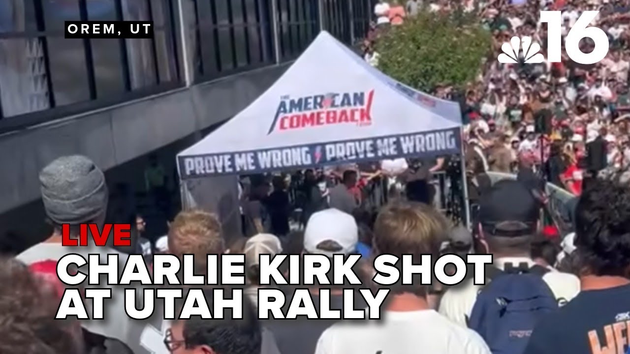 Charlie Kirk Shot at Utah Valley University 🏫