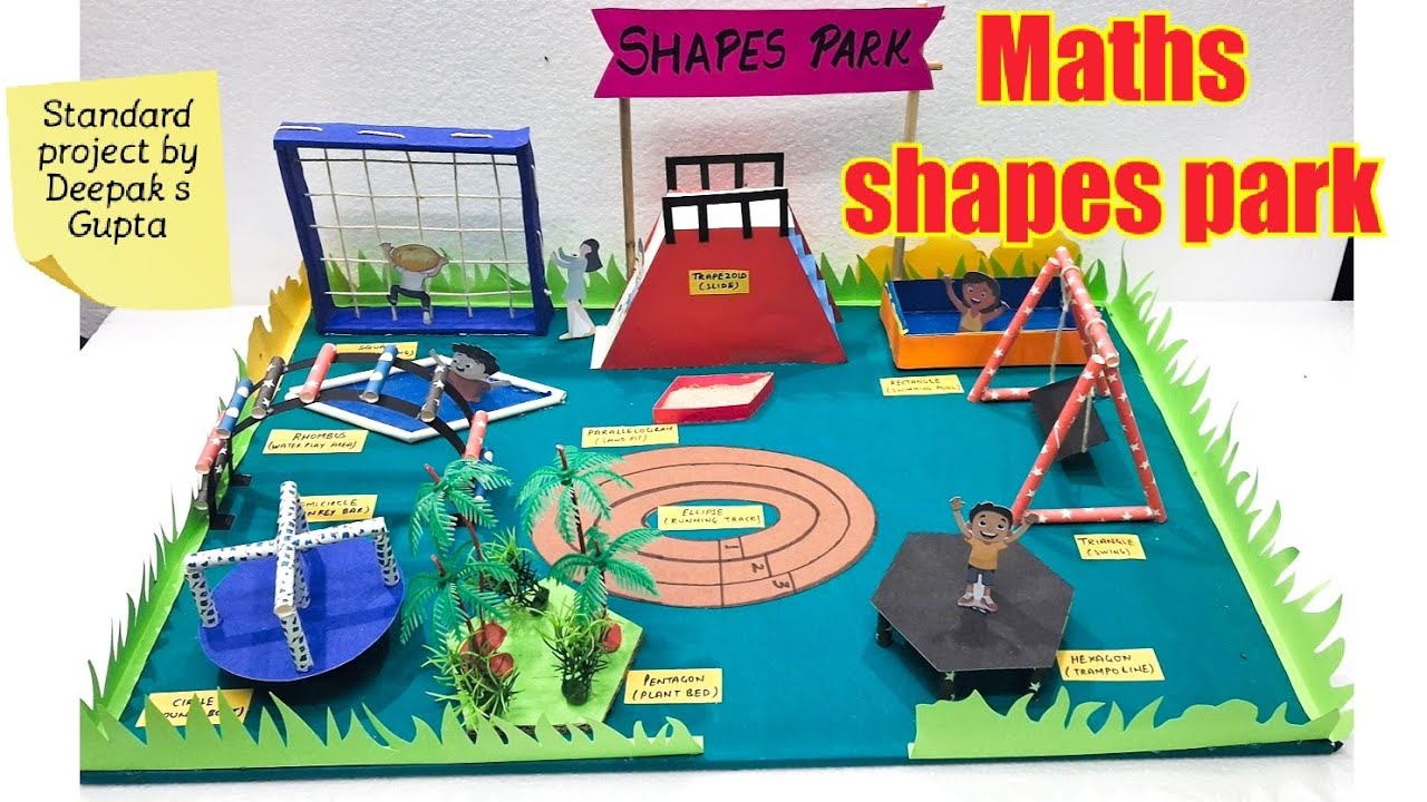Engaging Geometrical Shapes Park Math Model for Kids 🌟