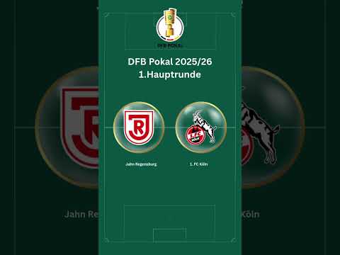 DFB-Pokal Auslosung 2025/26 | Erste Runde steht fest | alle Spiele