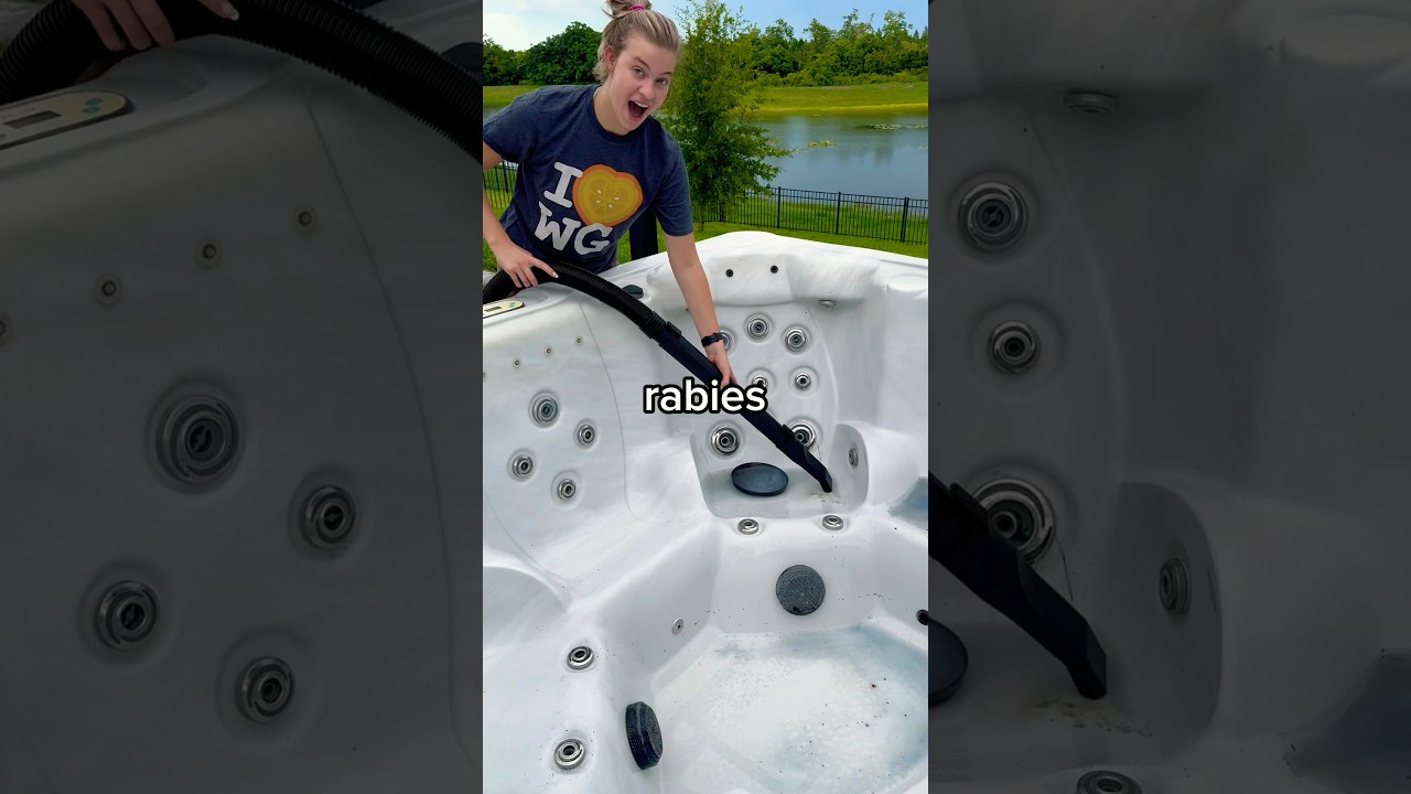 Satisfying Hot Tub Cleaning 🧼