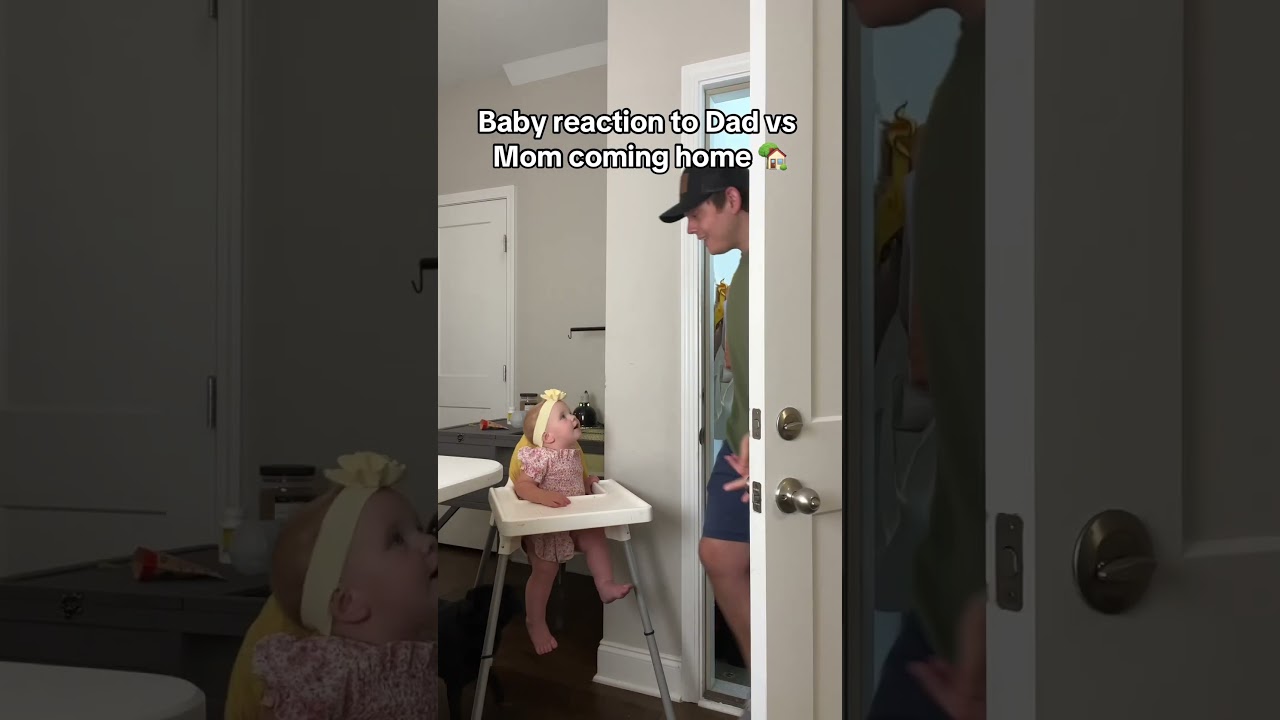 Baby's Reaction to Dad vs Mom π