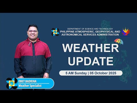 Public Weather Forecast issued at 5 AM | October 05, 2025 - Sunday