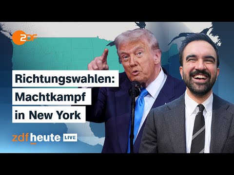 Mamdani wird zur Hoffnung der Demokraten – was die Wahl für die US-Politik bedeutet |  ZDFheute live