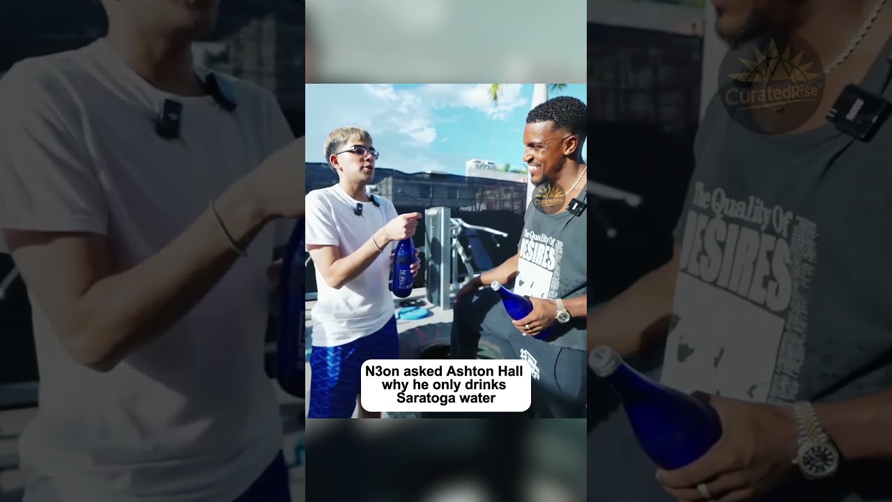 N3on Questions Ashton Hall About His Saratoga Water Preference 💧