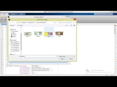 Currency Recognition System Using Image Processing Matlab Project with Source Code