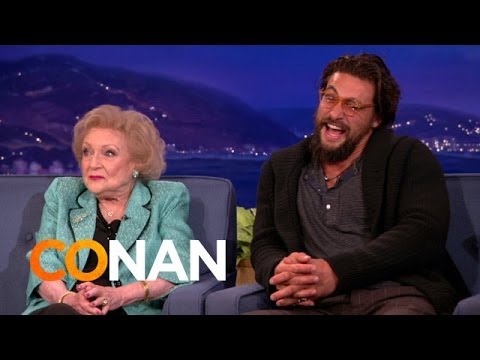 Betty White & Jason Momoa's Sexy Banter | CONAN on TBS
