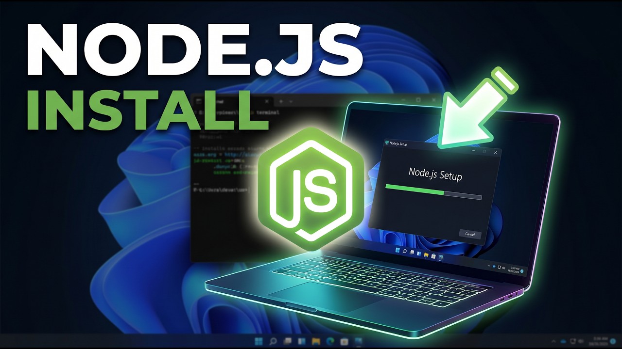 Install Node.js on Windows in 2 Minutes 🖥️