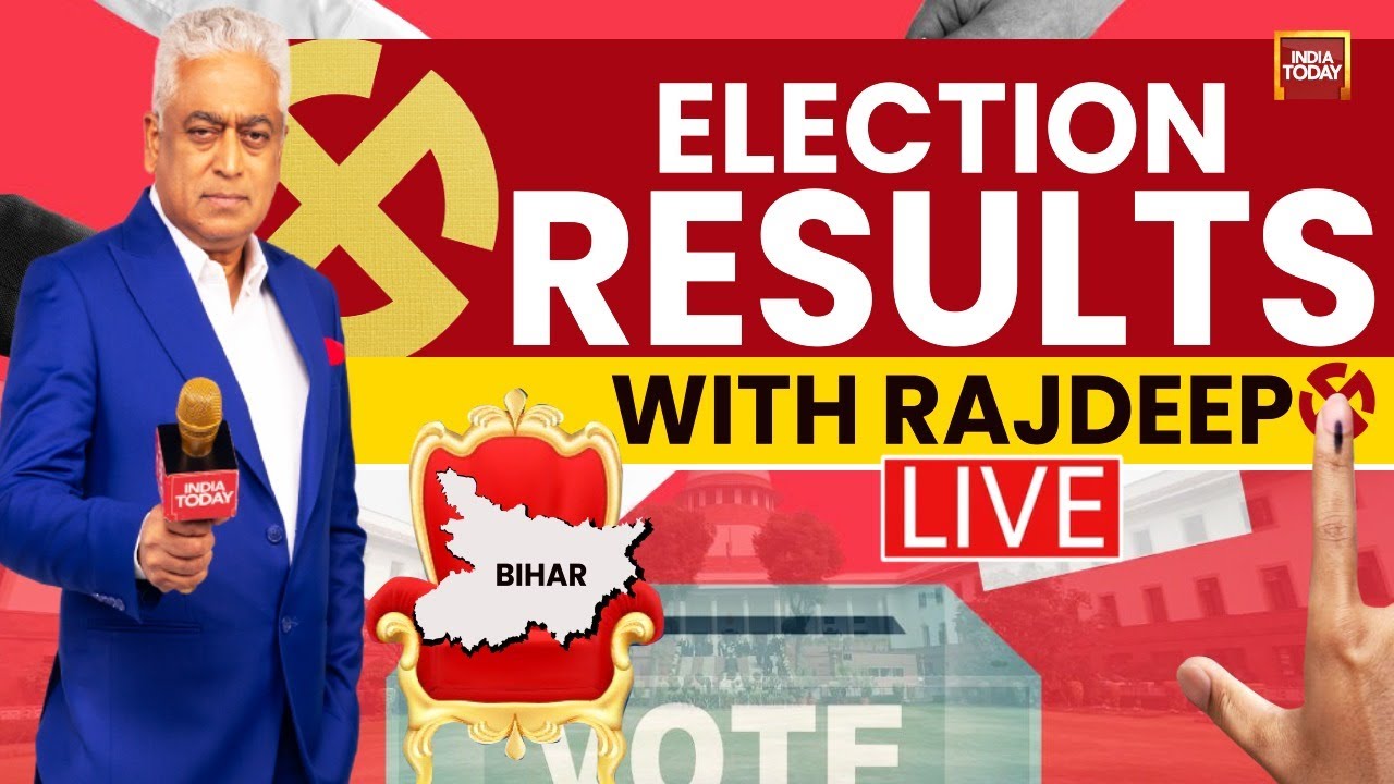 Rajdeep Sardesai LIVE: Bihar Election Results & NDA Leads