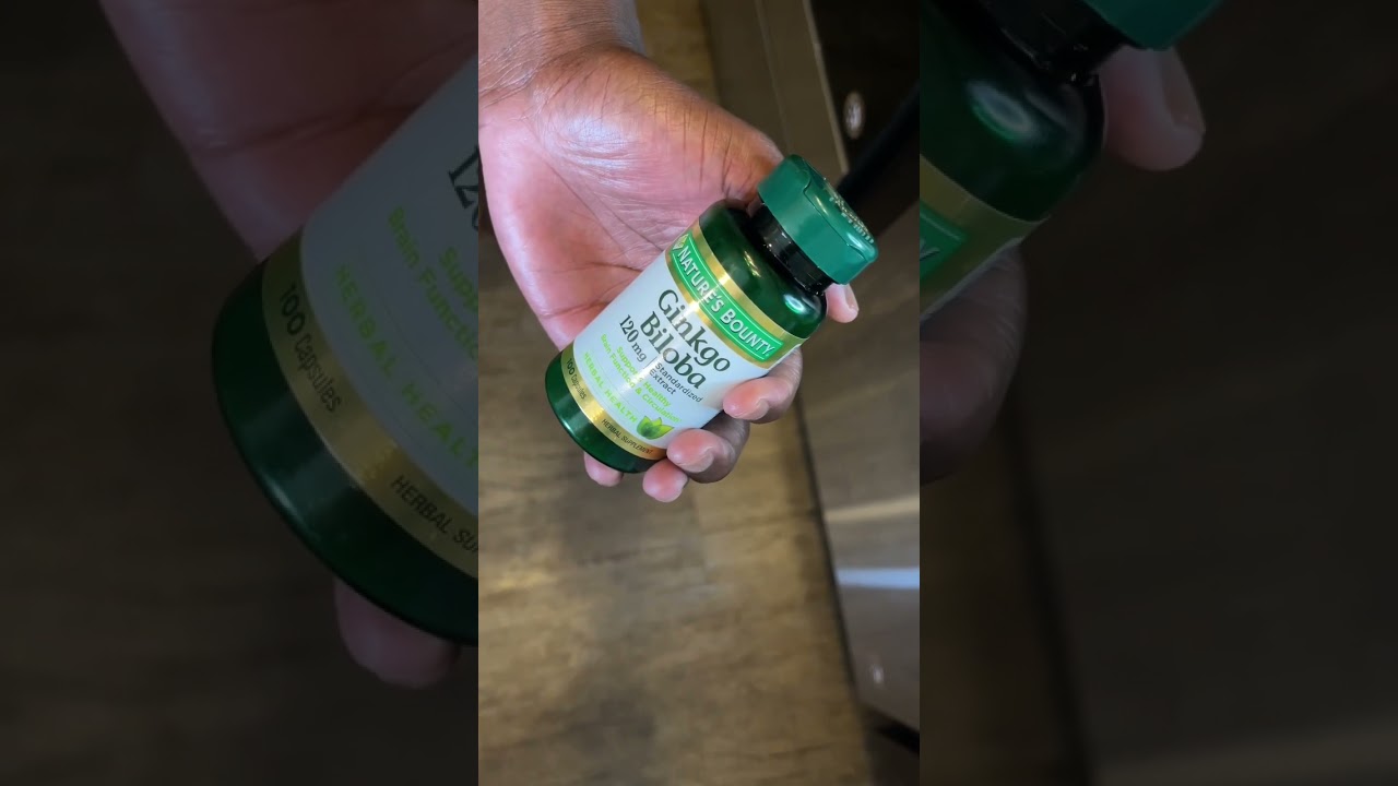 Daily Ginkgo Biloba with Natures Bounty 🌿