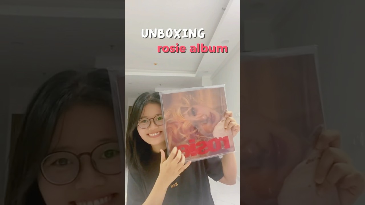 Rosie Album Unboxing 🎶 #shorts