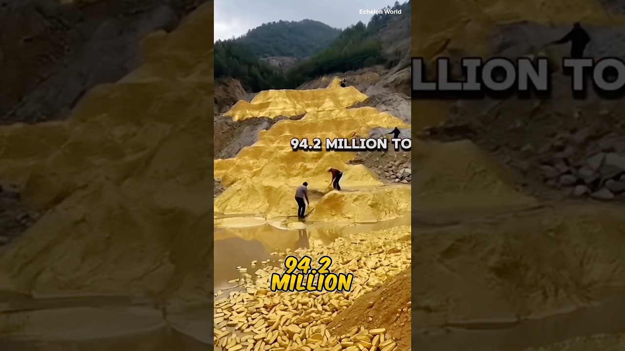World's Largest Gold Mining Volcano 🌋