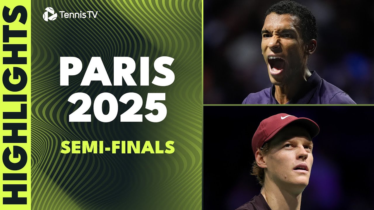 Paris 2025 Semi-Finals: Sinner vs. Zverev & Auger-Aliassime vs. Bublik 🔥