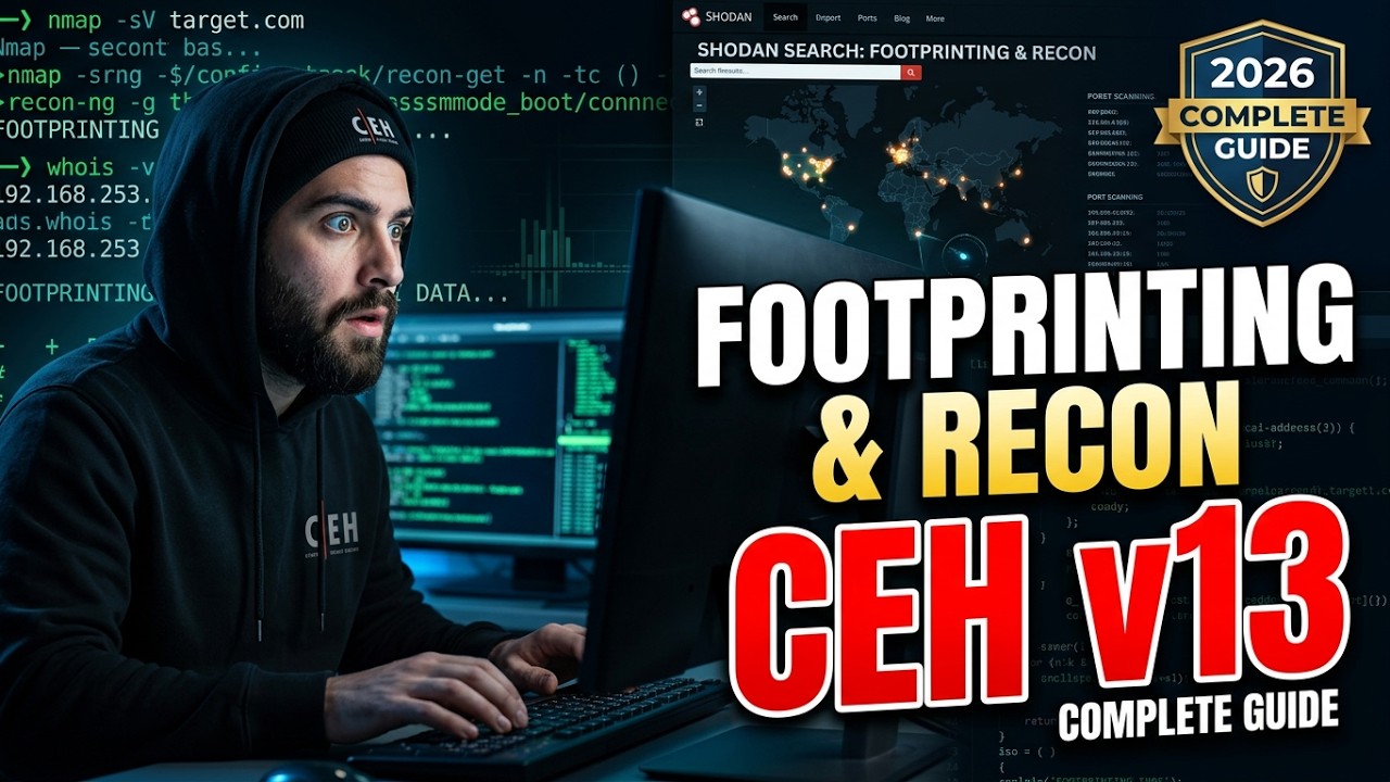 Footprinting & Reconnaissance COMPLETE Tutorial 2026 | CEH v13 Ethical Hacking
