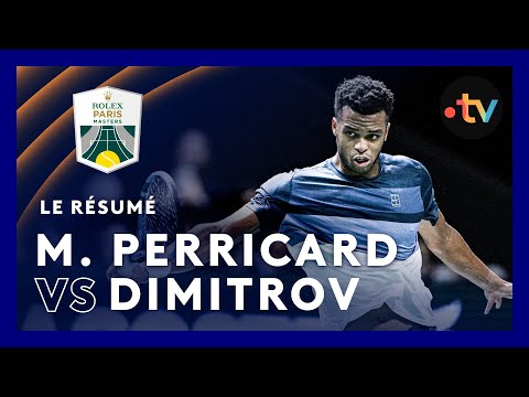 Rolex Paris Masters 2025 : le résumé de Mpetshi Perricard vs Dimitrov (1er tour)