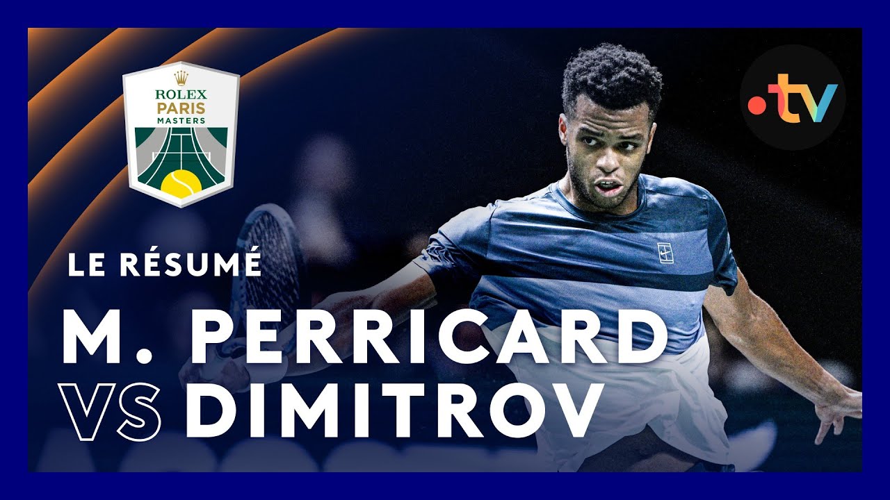 Résumé du Match Mpetshi Perricard vs Dimitrov | Rolex Paris Masters 2025 🎾