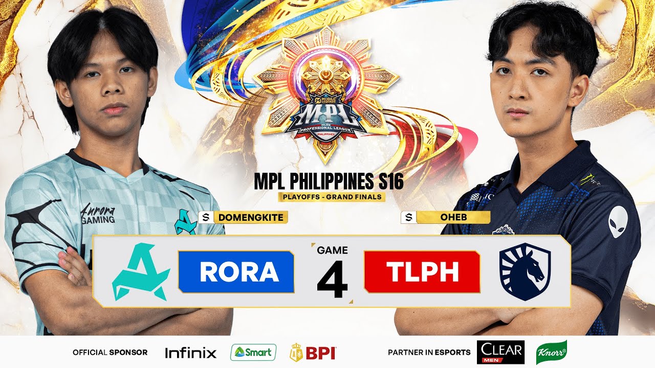 MPL PH S16 Grand Finals: RORA vs TLPH Game 4