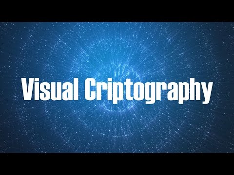 Visual criptography (explained with an example)