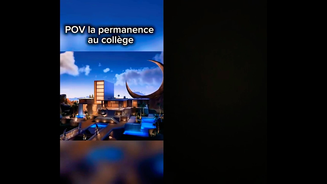 #fortnite la permanence au collège