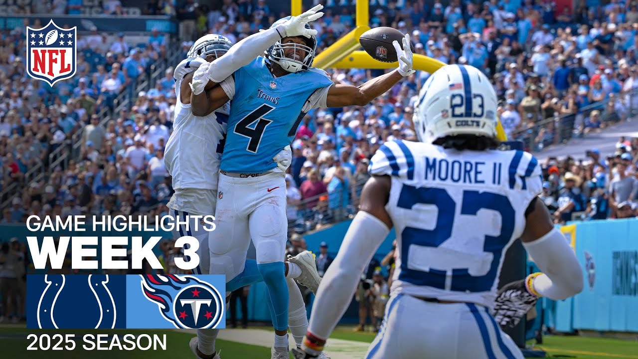 Epic Showdown: Colts vs. Titans Highlights | NFL Week 3 2025 🏈