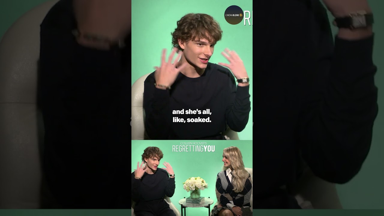 Mckenna Grace & Mason Thames Dream of Iconic Rain Kiss Scene ☔