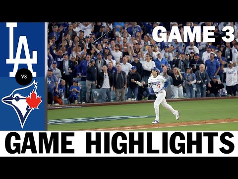 Toronto Blue Jays vs Los Angeles Dodgers Highlights | World Series Game 3 (10/27/25) MLB Highlights