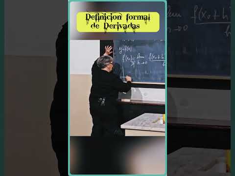 APRENDE la DEFINICIÓN formal de DERIVADAS con la Lic María Inés Baragatt #shorts
