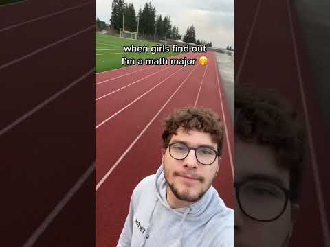 when girls find out I’m a math major! #Shorts #math #girls #school