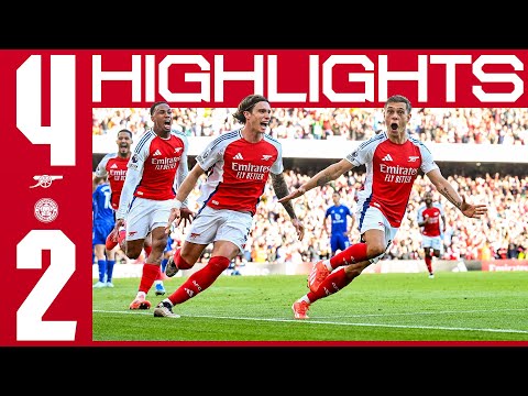 A BIG WIN! 🤩 | HIGHLIGHTS | Arsenal vs Leicester City (4-2) | Martinelli, Trossard x2, Havertz | PL