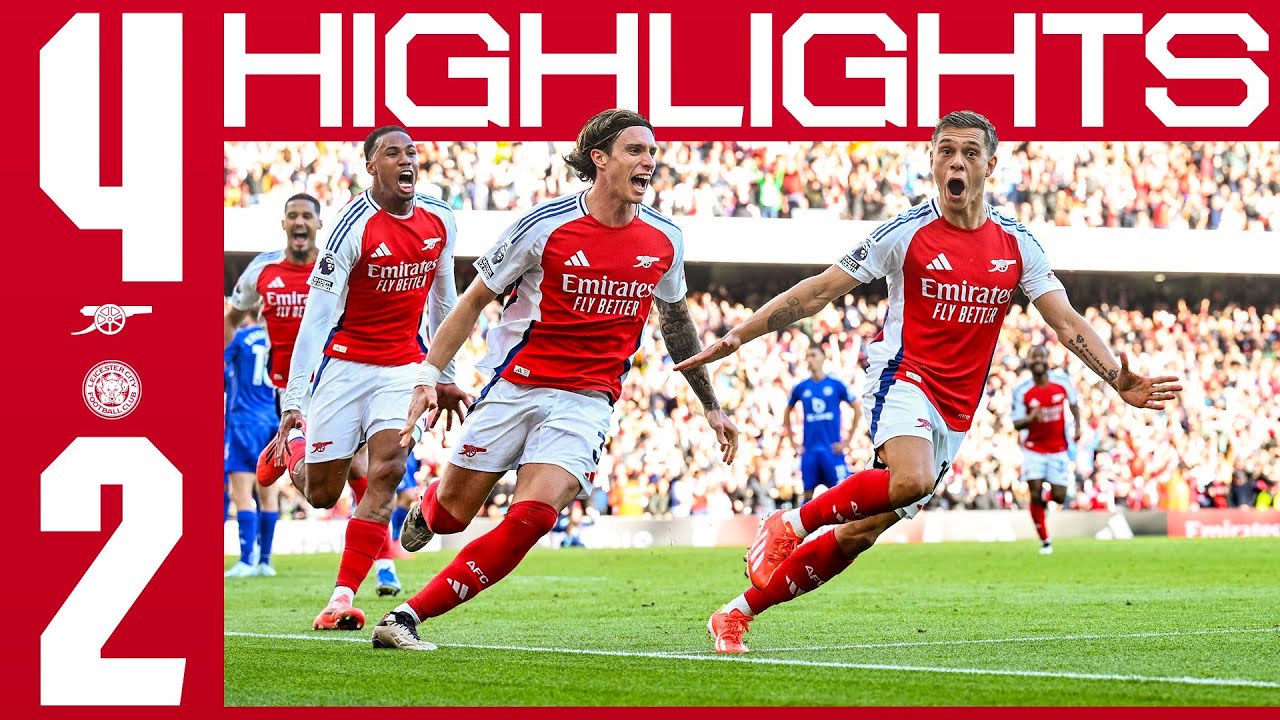 Epic Arsenal Comeback! 🤩 Highlights of 4-2 Victory Over Leicester City | Martinelli, Trossard & Havertz Shine