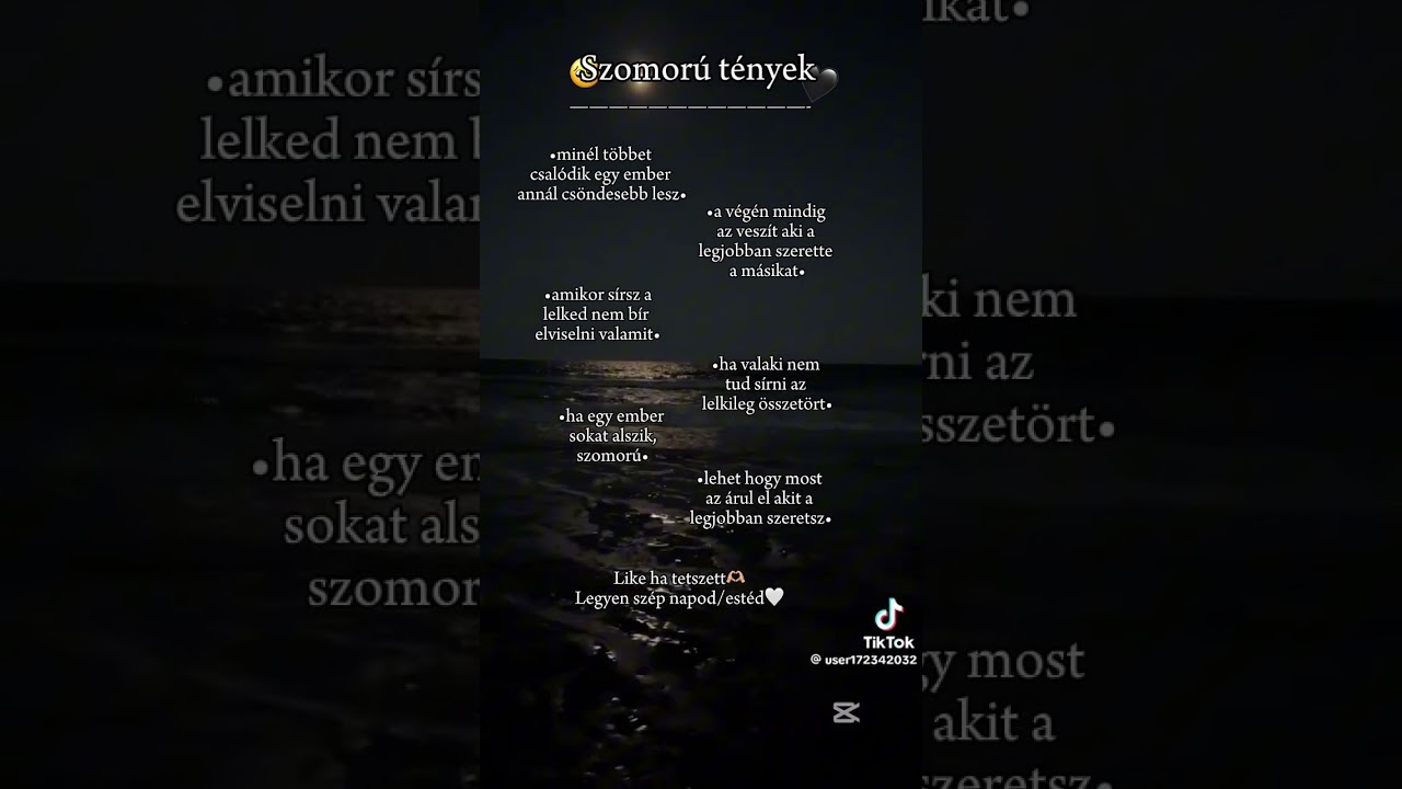 Szomorú tények 🖤