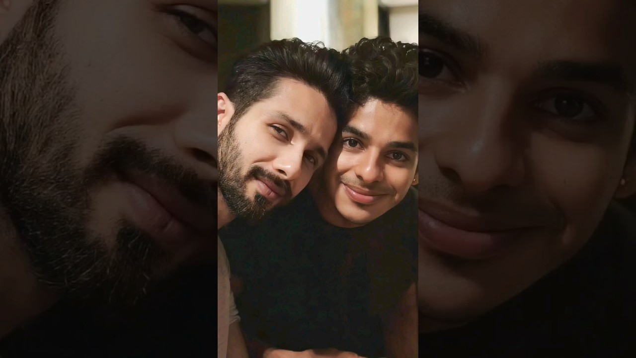 Shahid Kapoor & Brother Ishaan Khattar ❤️