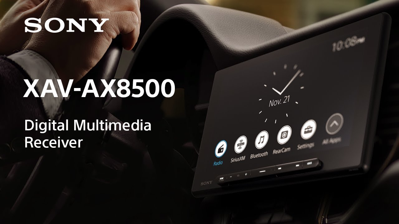 Sony XAV-AX8500 Car Receiver with 10.1” Touchscreen