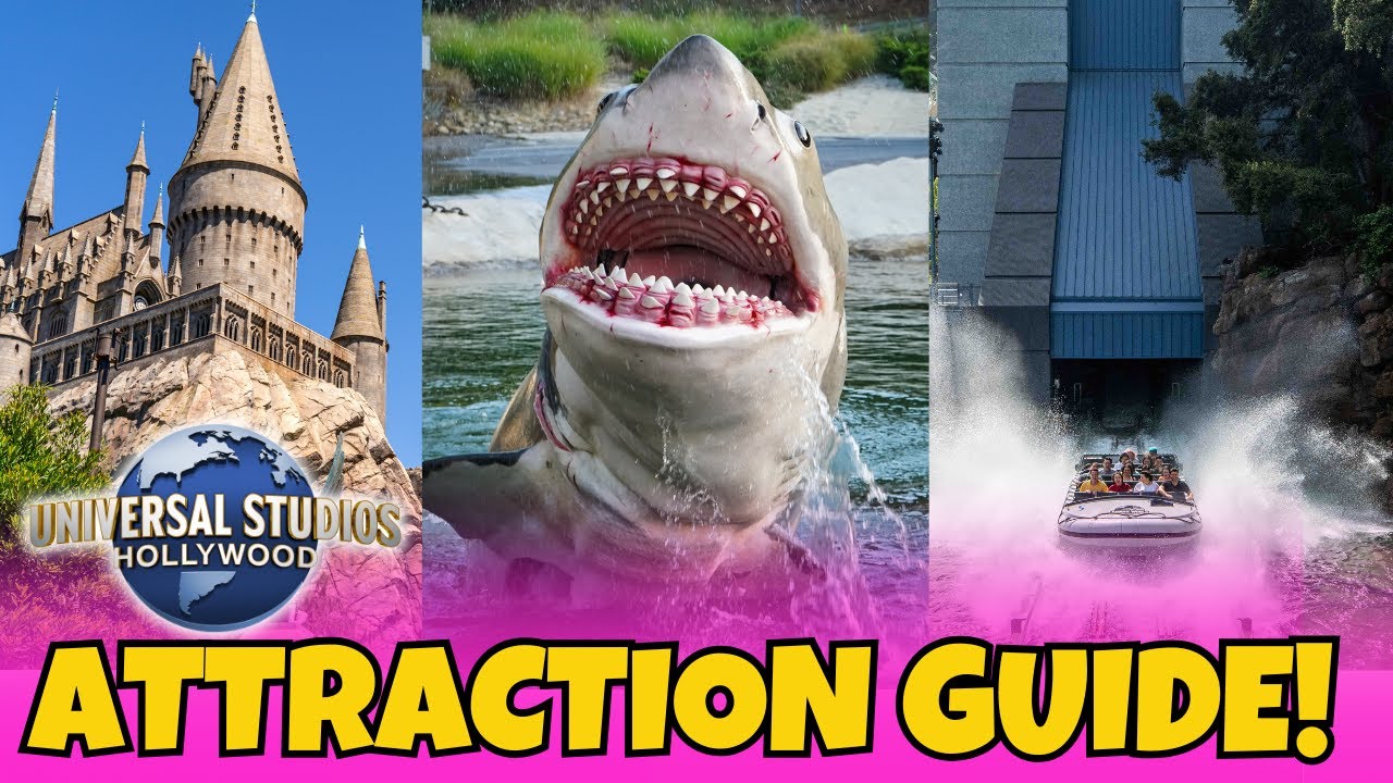 Universal Studios Hollywood Ride & Attraction Guide 🎢