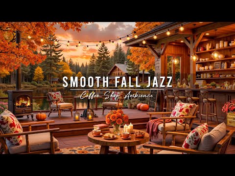 Start Your Day with Jazz Relaxing Music 🍂 Smooth Fall Jazz Music at Cozy Coffee Shop Ambience