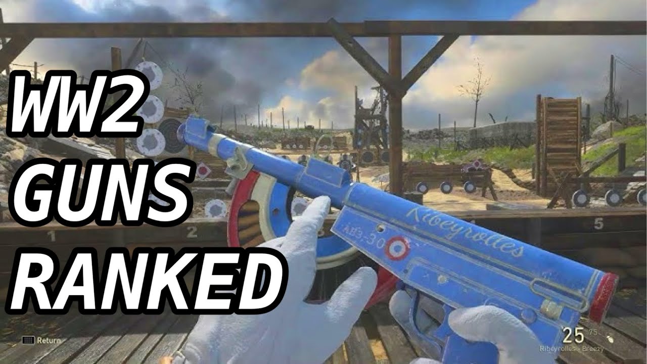 All 70+ COD WW2 Guns Ranked from Worst to Best π«