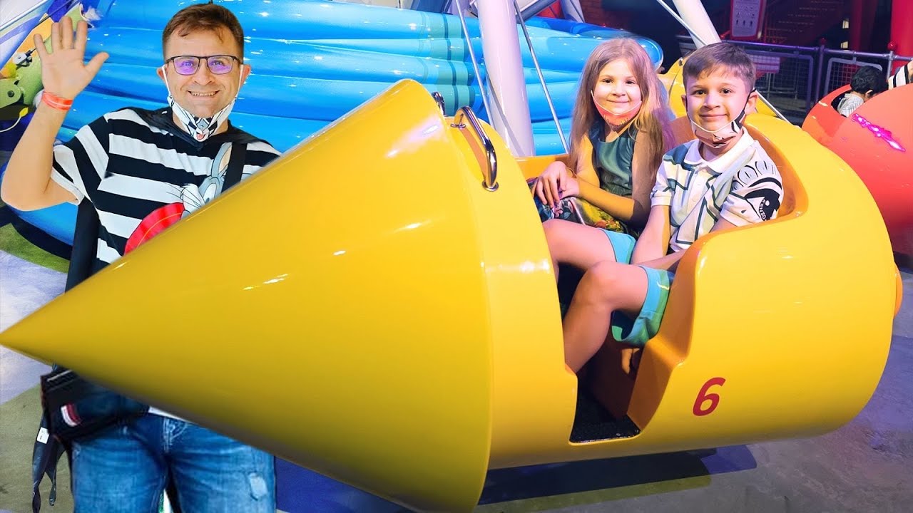 Diana and Roma Enjoy Fun Day at Warner Bros. World Abu Dhabi