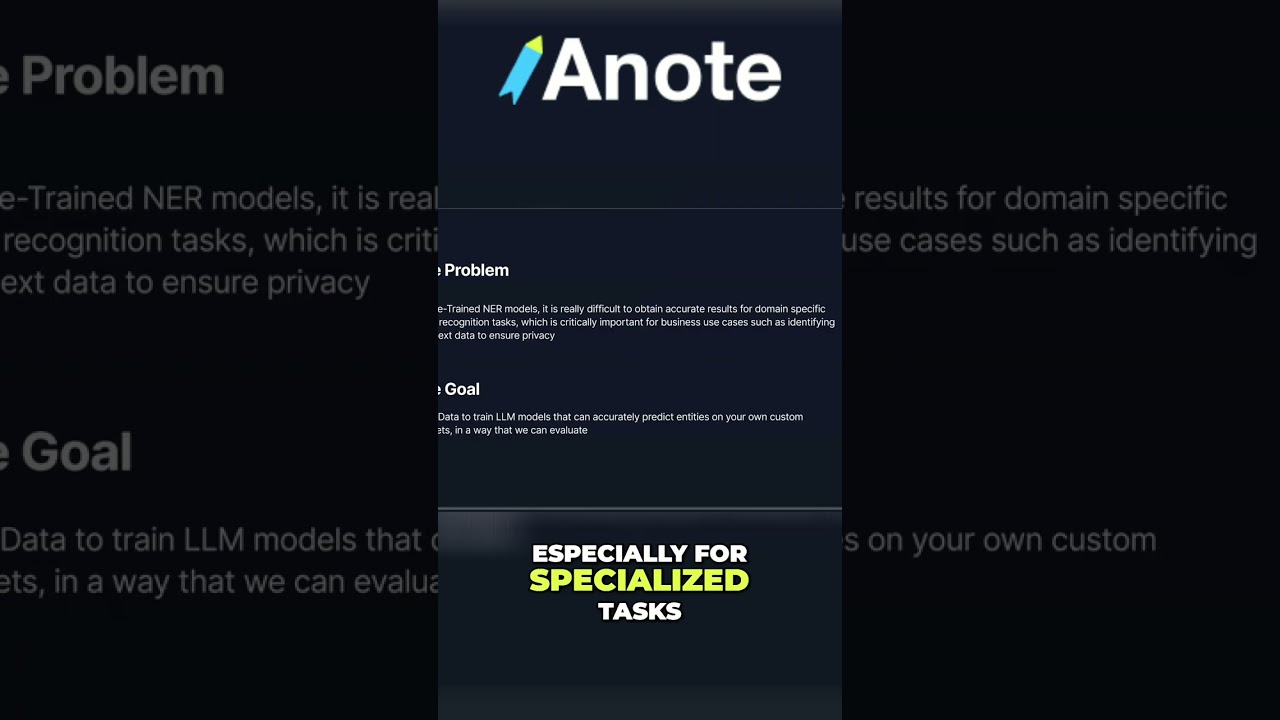 Anote AI's No-Code Custom NER Models π