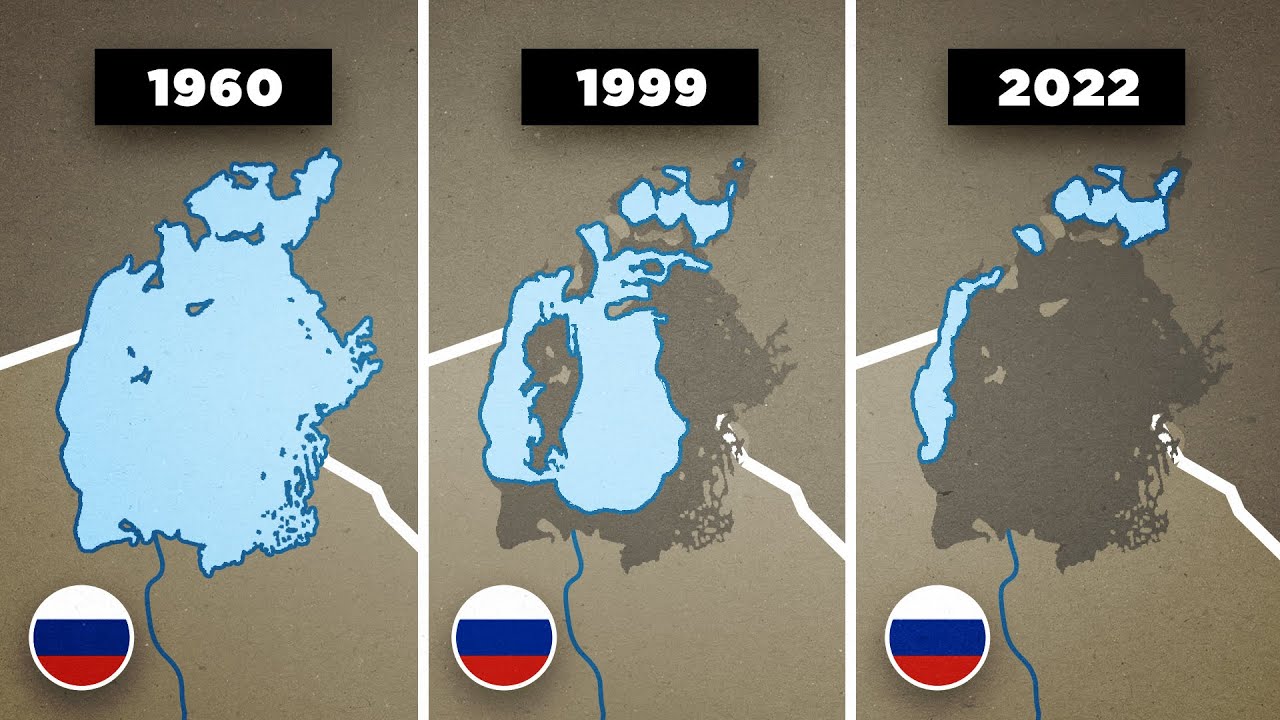 Russia's Destruction of the 4th Largest Lake 🌍