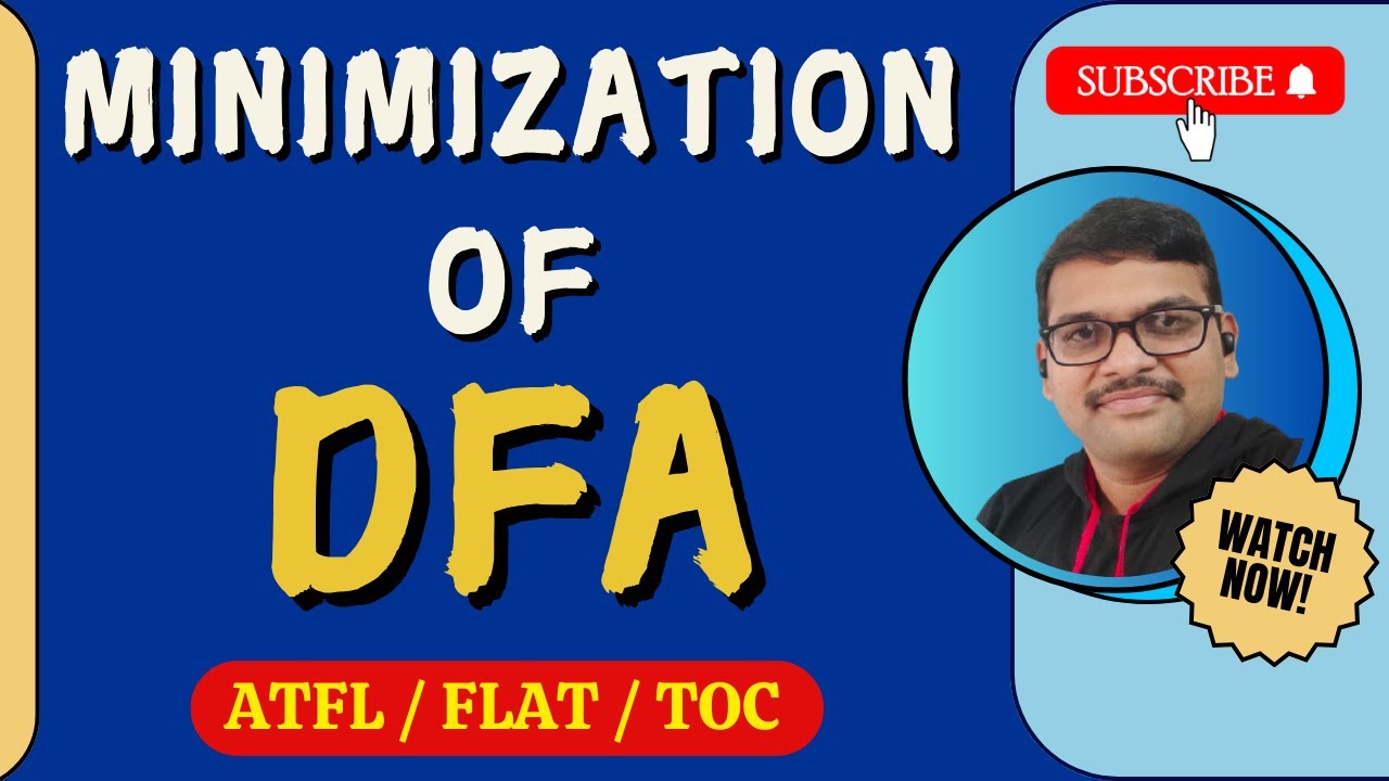 16-MINIMIZATION OF DFA WITH EXAMPLE IN AUTOMATA THEORY || DFA MINIMIZATION || TOC