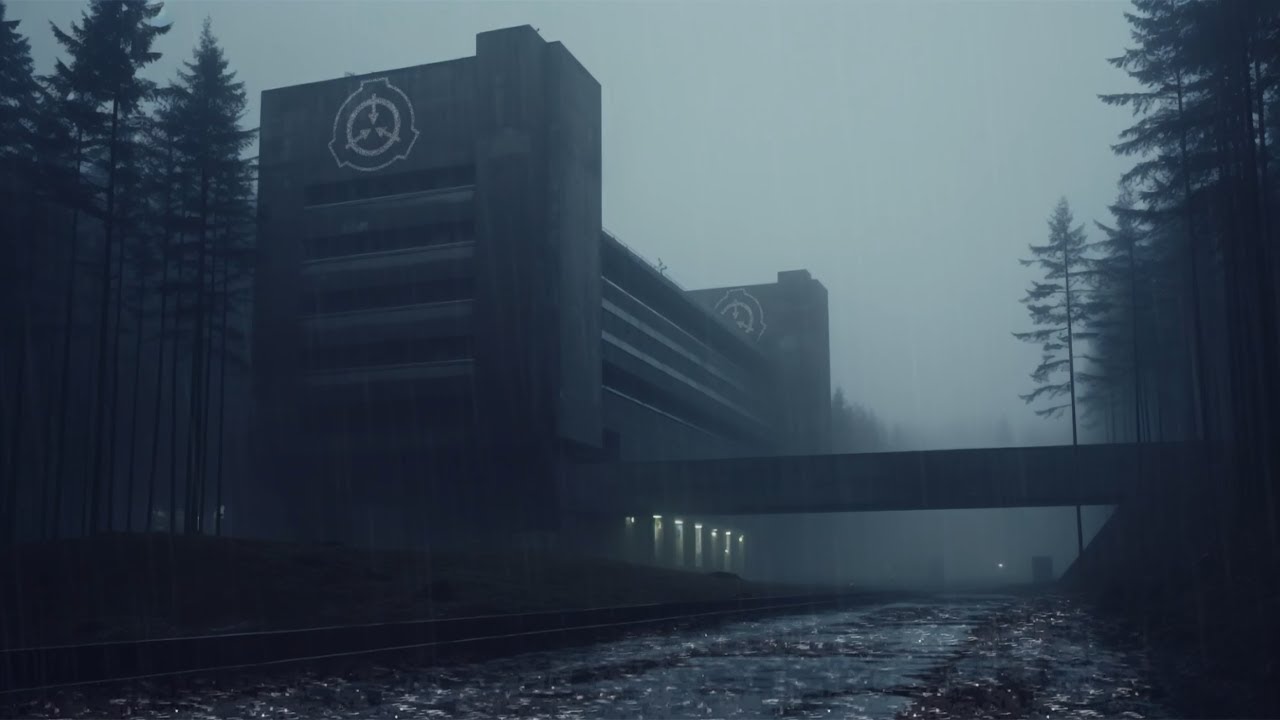SCP Research Center Ambient & Rain Sounds (3h) 🌧️