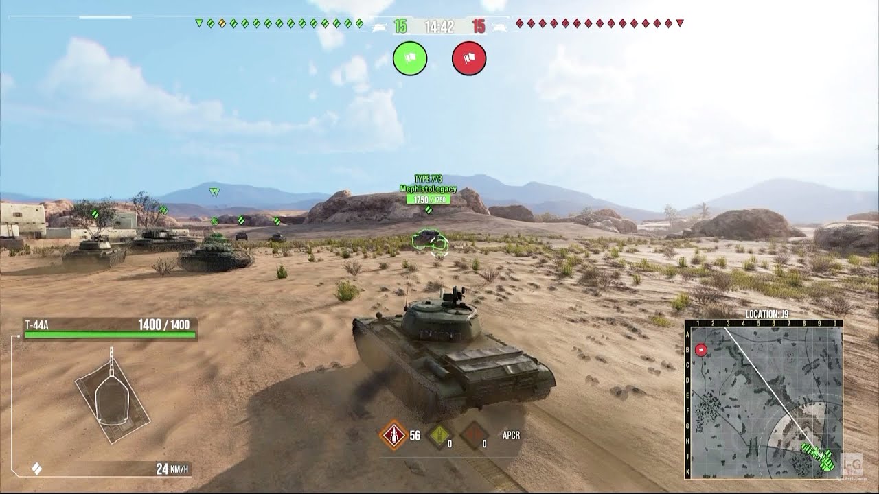 World of Tanks PS4 Gameplay (2023) 🚗