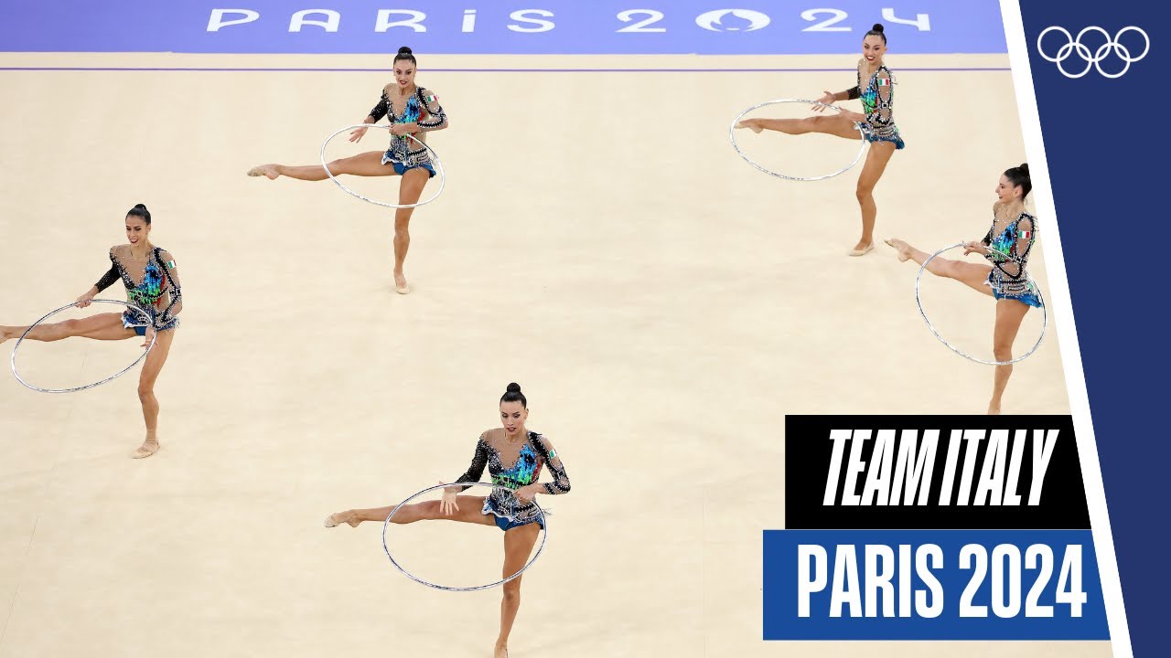Italy 🇮🇹 Rhythmic Gymnastics Team at Paris 2024 & Alessia Maurelli's Farewell