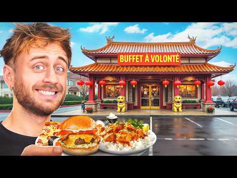 Je goûte TOUS les PLATS d'un BUFFET à VOLONTÉ 😨