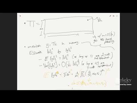 Sketching High-Dimensional Data