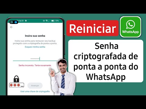 Como recuperar senha de backup criptografado do WhatsApp (2025)