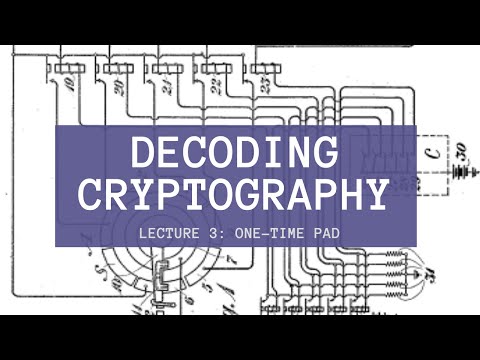 Decoding Cryptography Lecture 3: One Time Pad