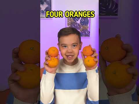Learn to Count with Oranges! 🍊🍊🍊 #kids #math #fun