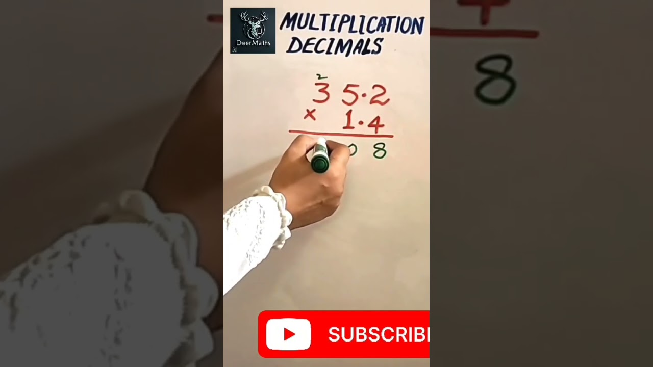 Multiply Decimals | Decimal Multiplication #multiply #decimal