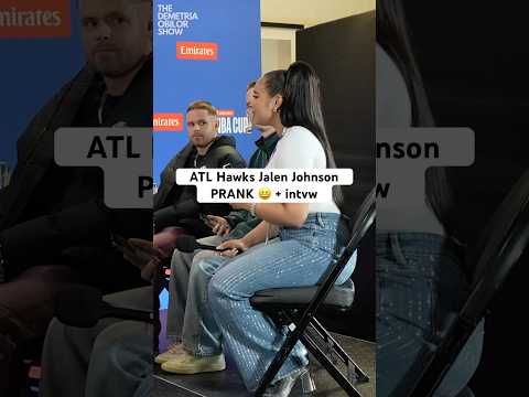 I pranked ATL Hawks star Jalen Johnson😆 #nba #comedy #prank #explore #basketball #nbacup