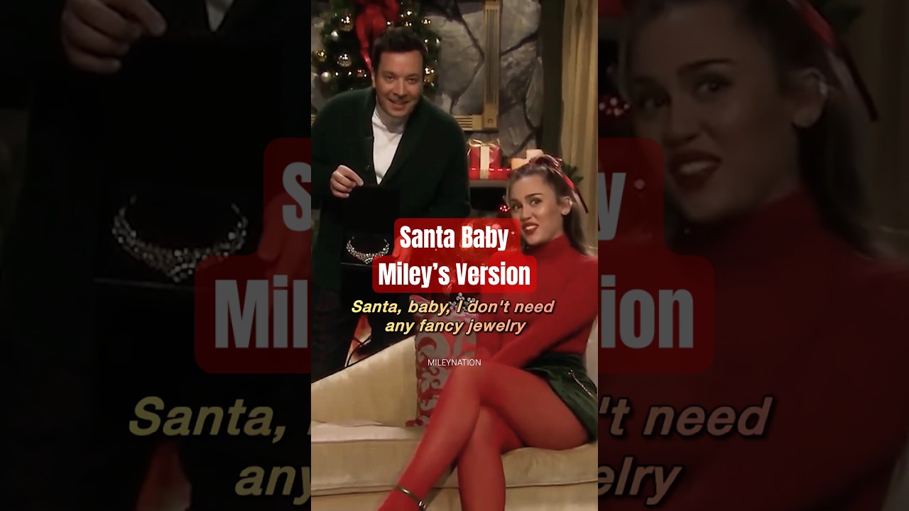 Miley Cyrus's Feminist 'Santa Baby' Live 🎤